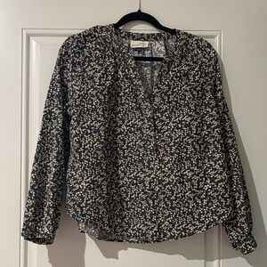 Universal Thread Floral Corduroy Blouse
